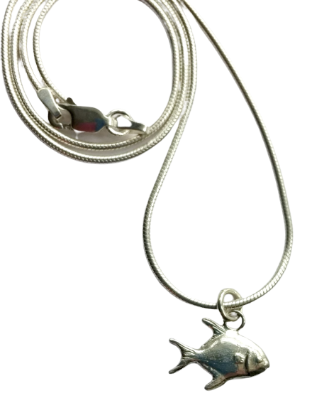 Sterling Silver Permit Necklace by Taf Schafer - American Museum