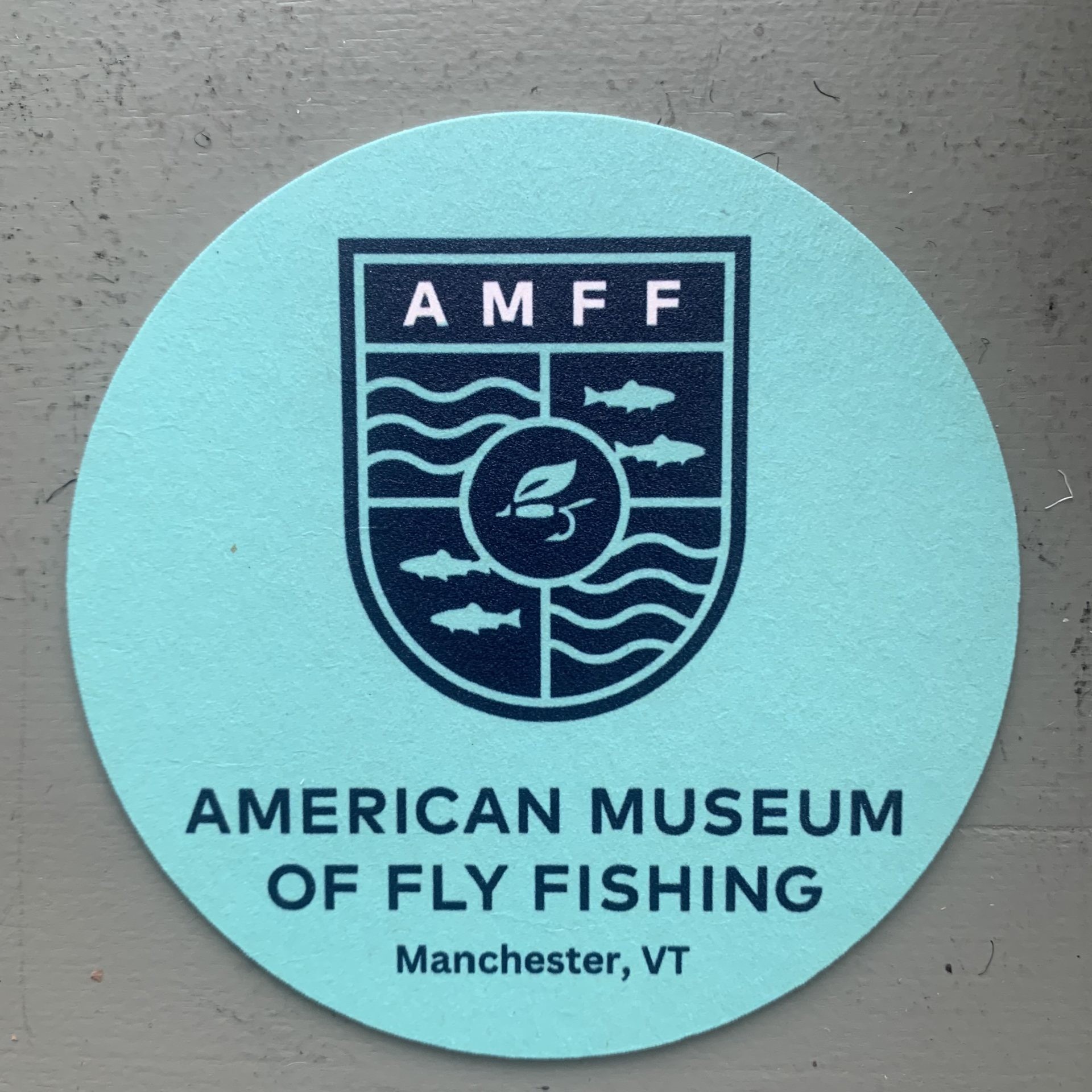 AMFF Logo Coasters - American Museum Of Fly Fishing